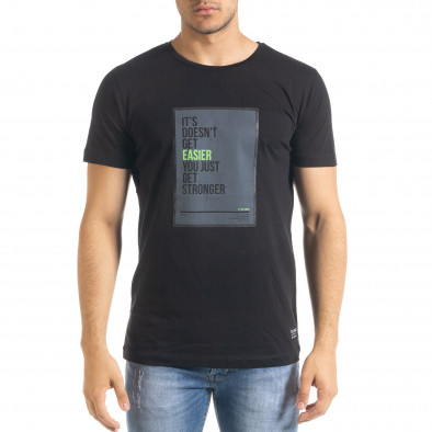 Tricou bărbați Clang negru tr080520-43 2