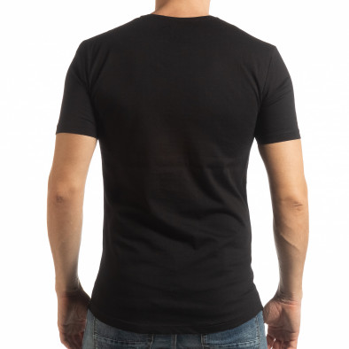Tricou negru To-Go pentru bărbați tsf190219-24 3