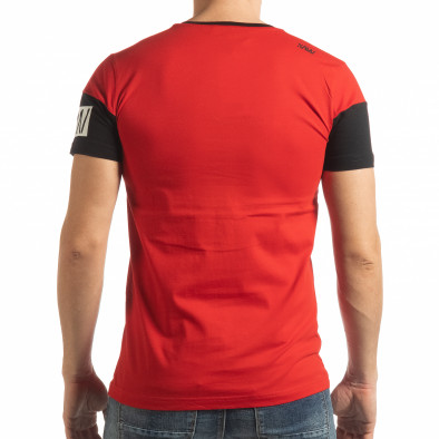 Tricou roșu Money pentru bărbați tsf190219-43 3