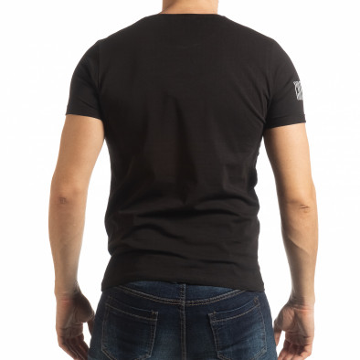 Tricou negru Resurrection pentru bărbați tsf190219-52 3