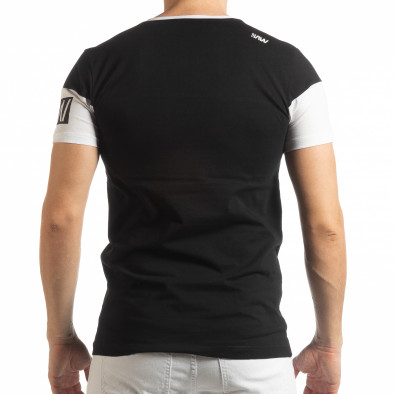 Tricou negru Money pentru bărbați tsf190219-42 3