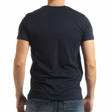 Tricou pentru bărbați Denim Company în albastru tsf190219-88 4