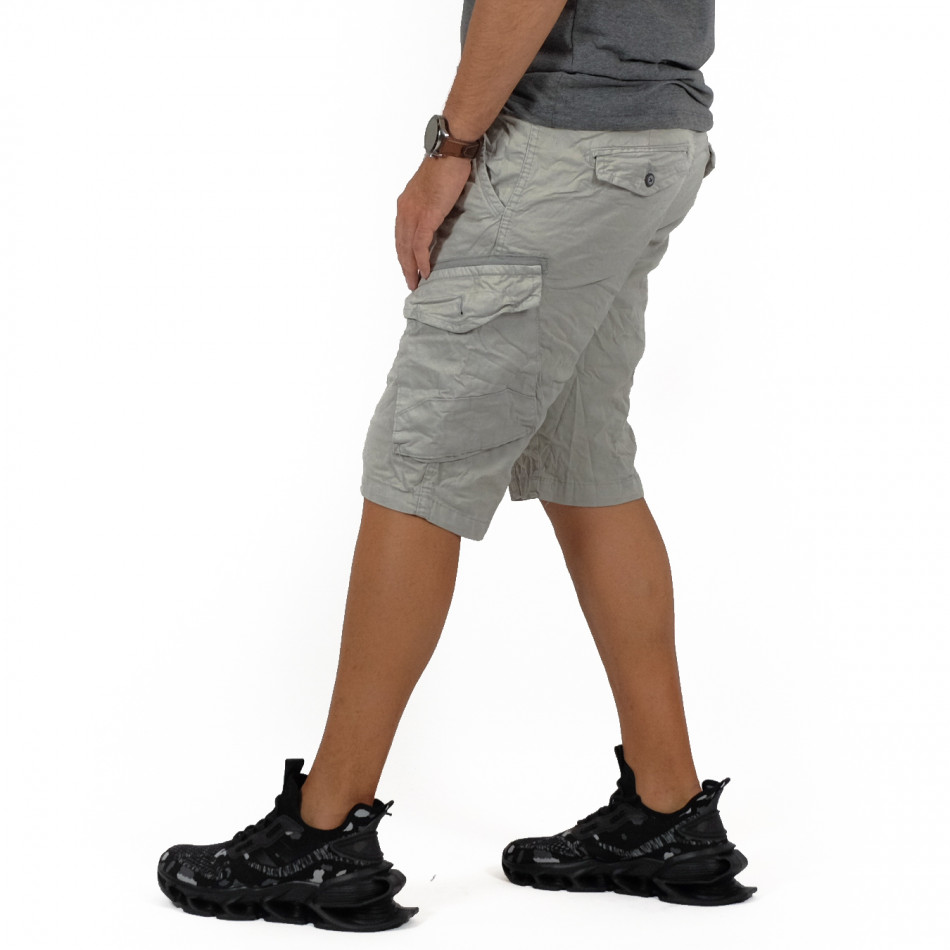 Pantaloni scurți bărbați Blackzi gri tr080622-8