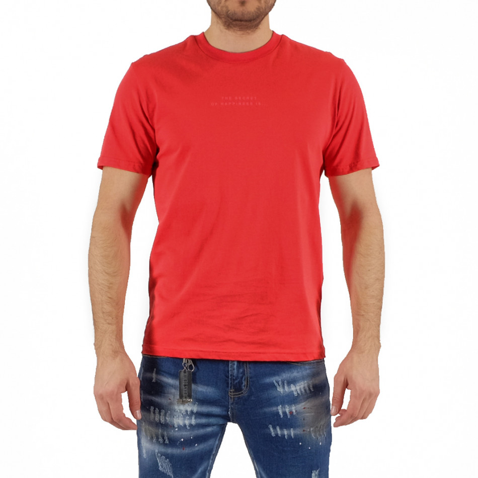 Tricou bărbați Breezy roșu tr250322-77