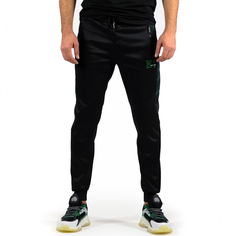 Pantaloni sport bărbați SMMA Style negru it071222-9