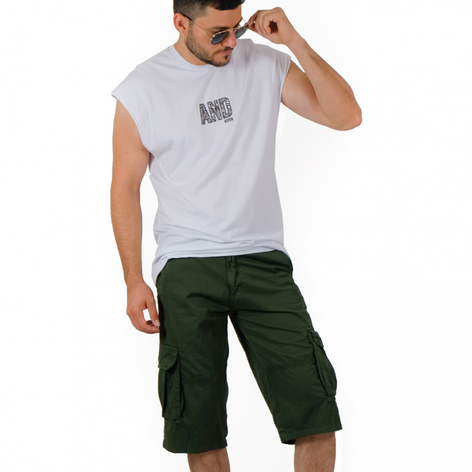 Pantaloni scurți bărbați Blackzi verzi tr260623-7