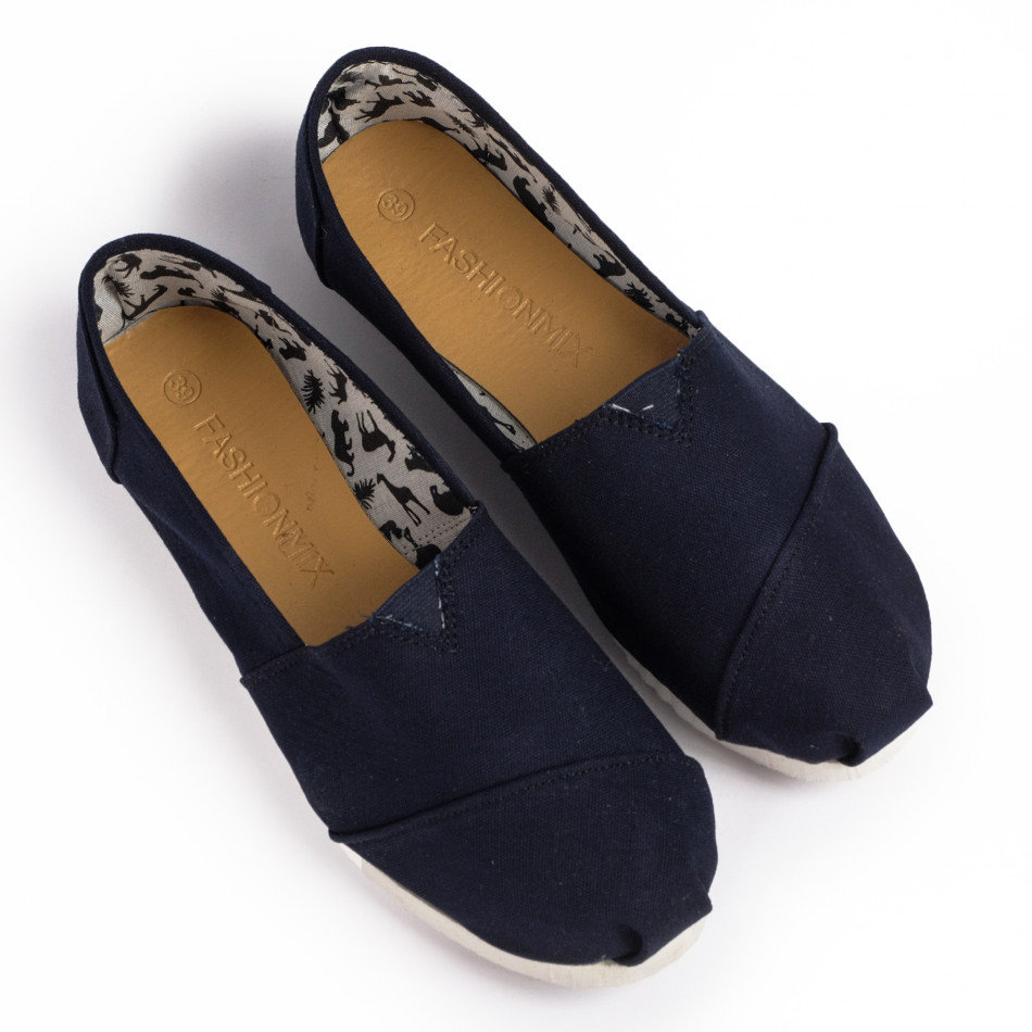 Espadrile bărbați Basic albastre it020720-10