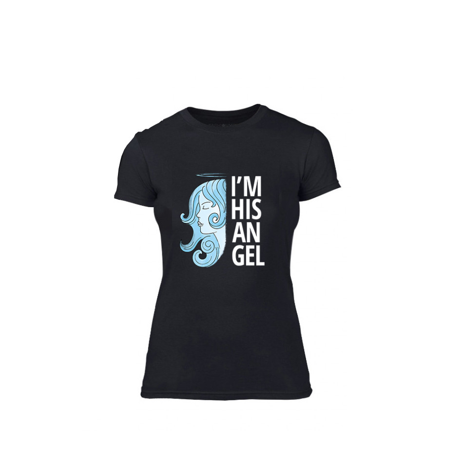 Tricou de dama Angel Devil negru, mărimea M TMNLPF261M