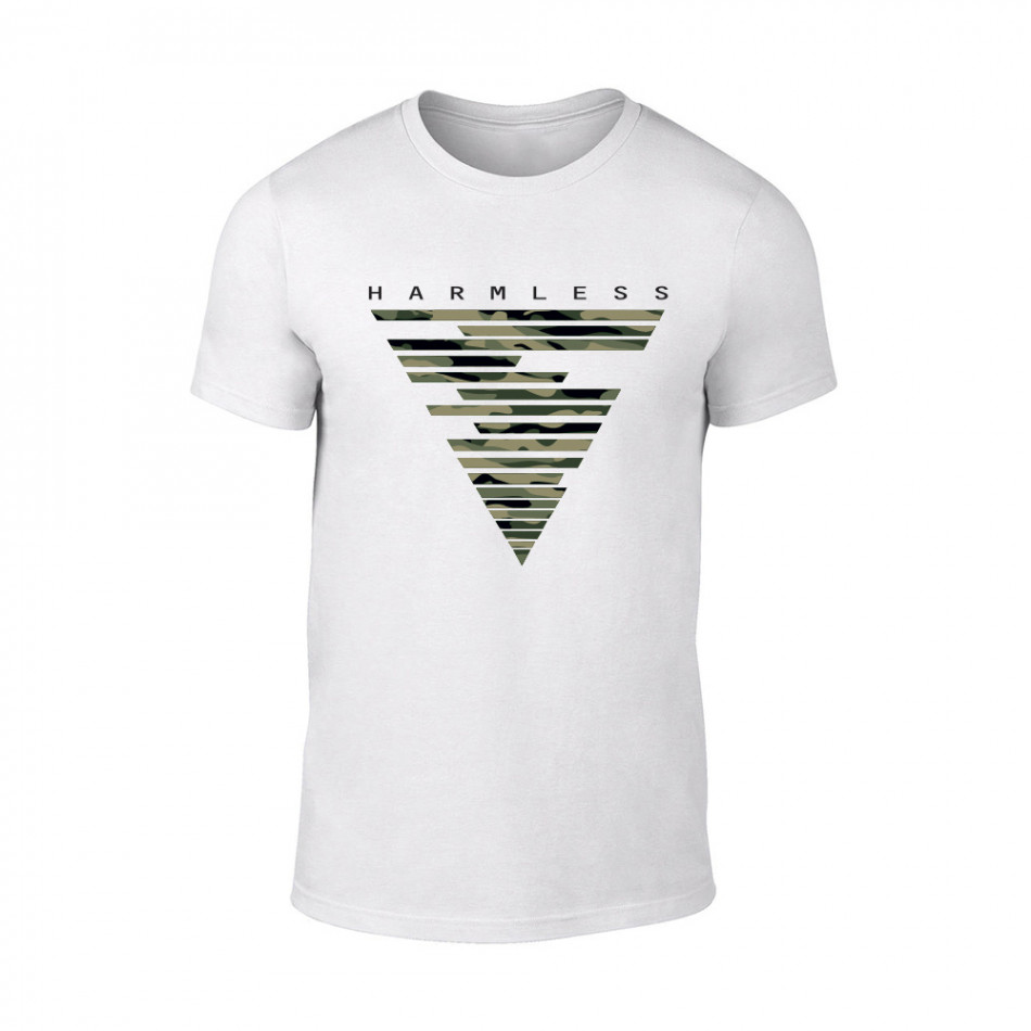 Tricou pentru barbati Harmless alb, mărimea 2XL TMNSPM087XXL