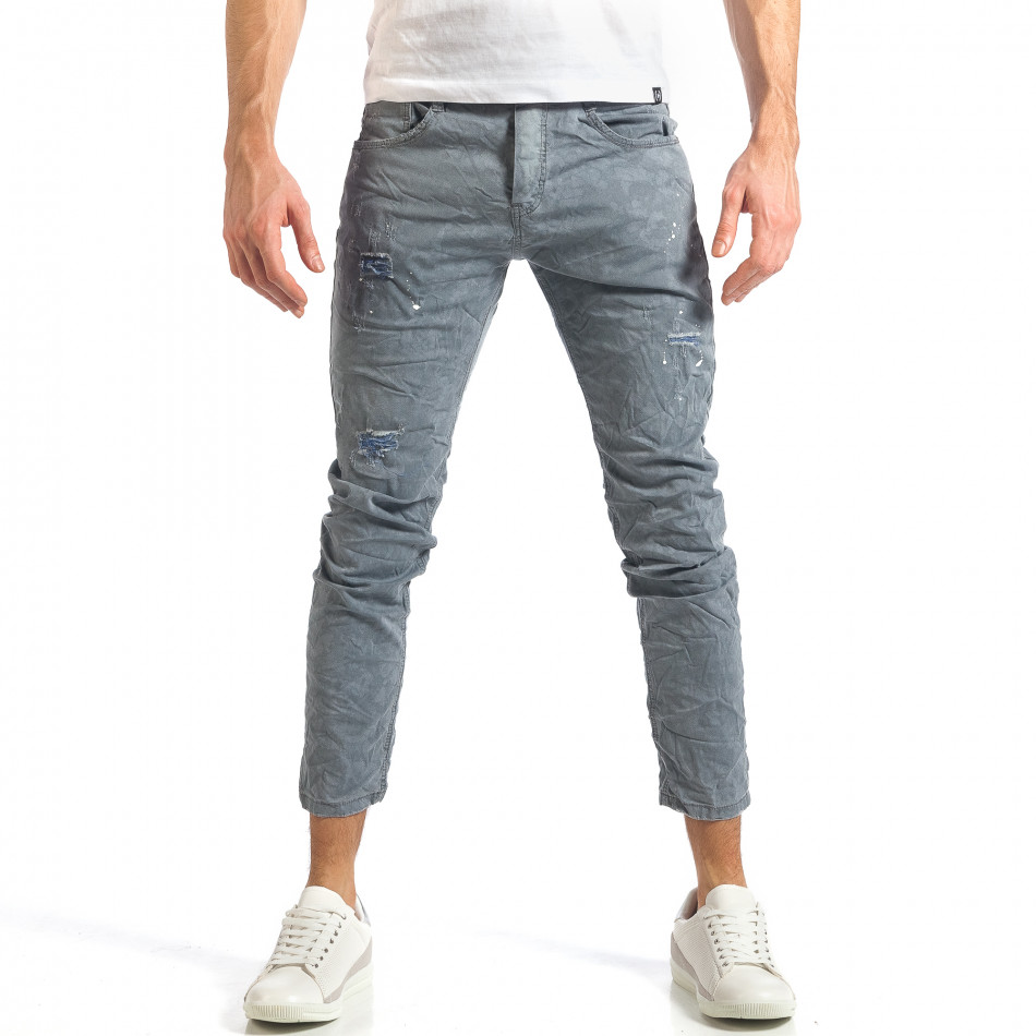 Pantaloni bărbați Y-Two gri it290118-2