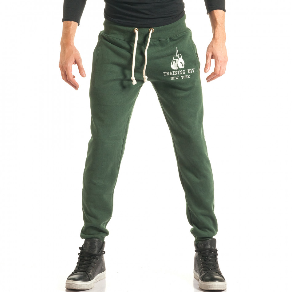 Pantaloni bărbați Louis Plein verde it181116-37