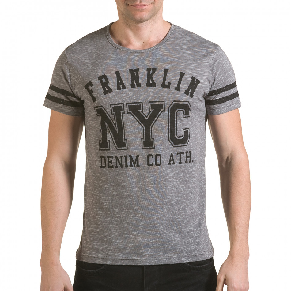 Tricou bărbați Franklin gri il170216-4