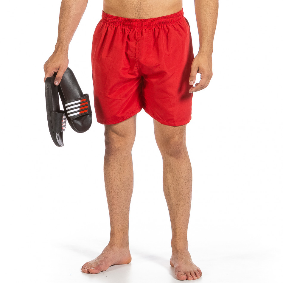 Costume de baie bărbați Yaliishi roșu it240621-23