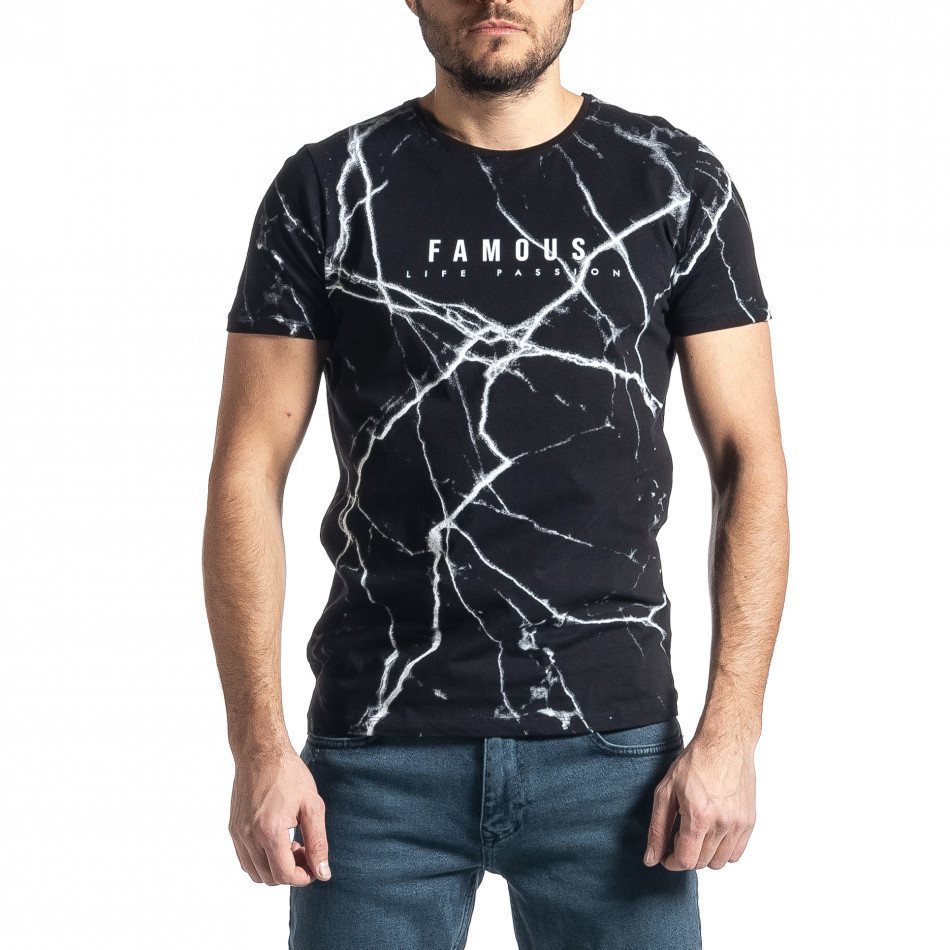 Tricou bărbați Lagos negru tr010221-4