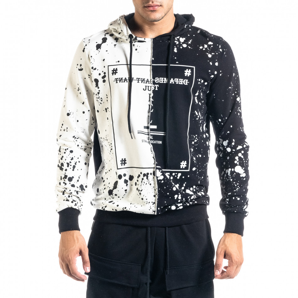 Hanorac bărbați Lagos negru tr020920-41
