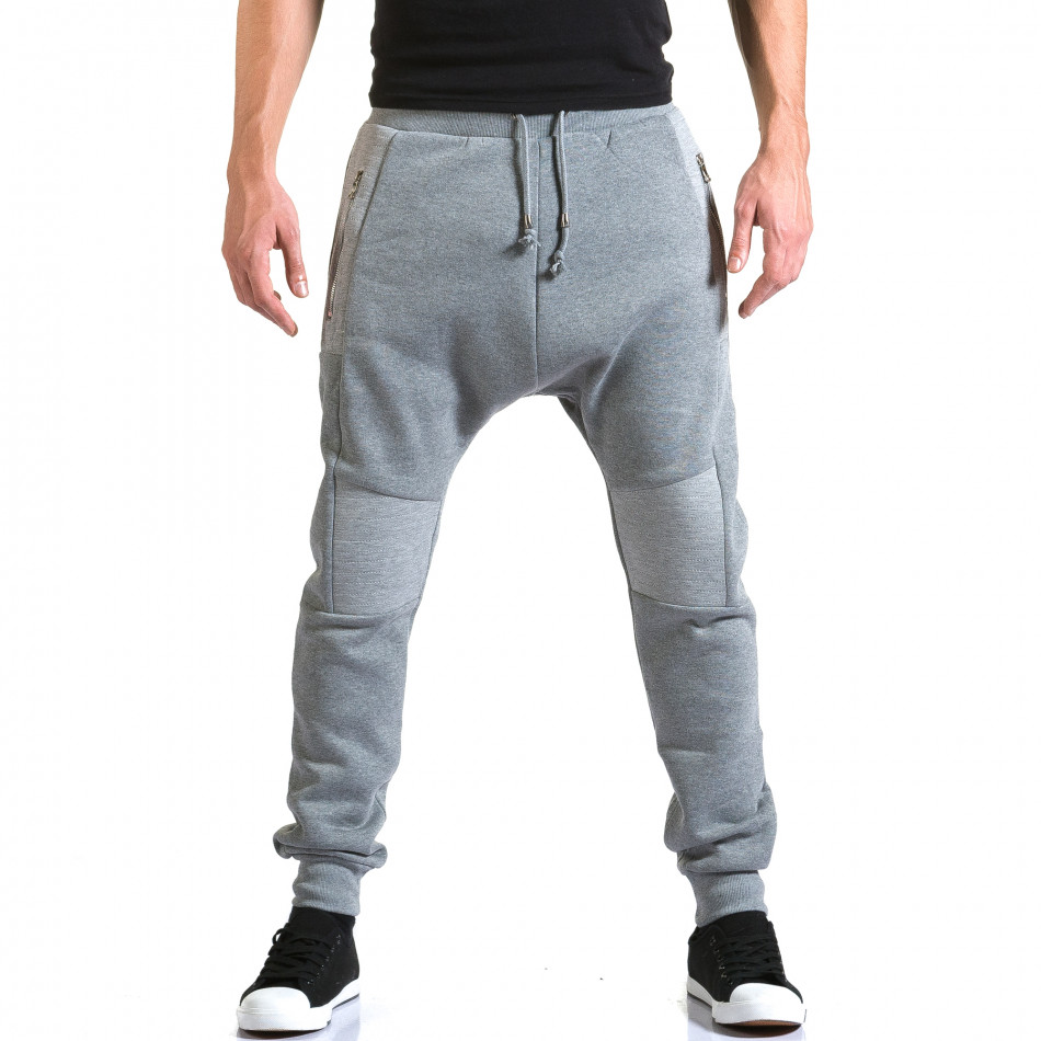 Pantaloni baggy bărbați New Star gri it211015-56