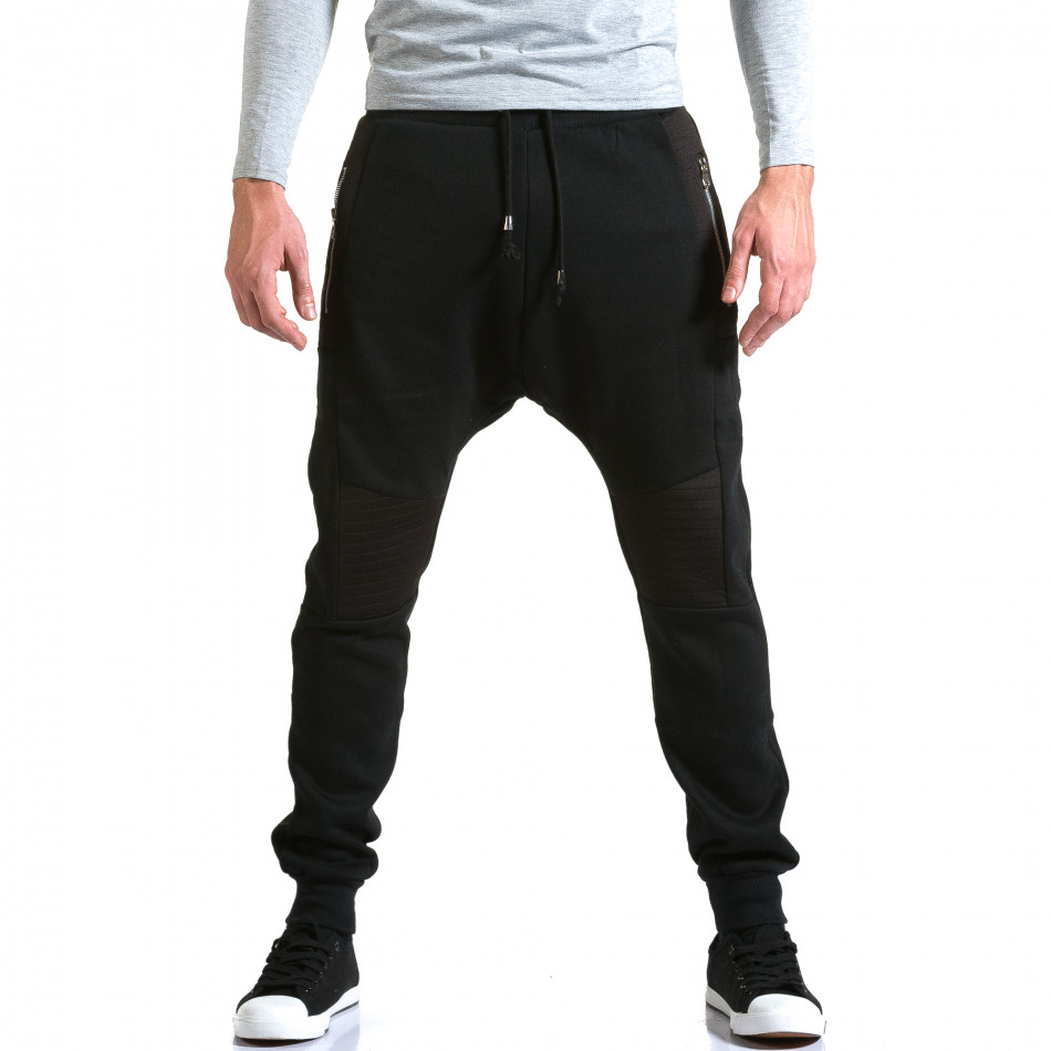 Pantaloni baggy bărbați New Star negri it211015-57