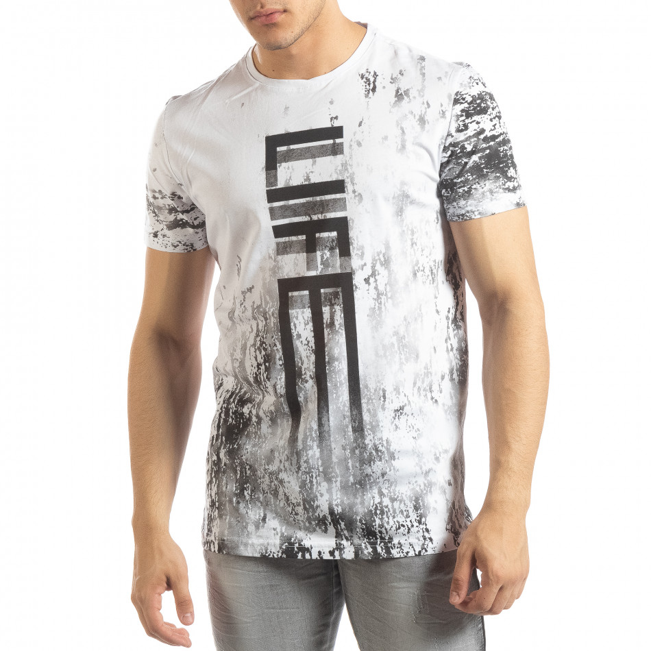 Tricou pentru bărbați alb Life it150419-52