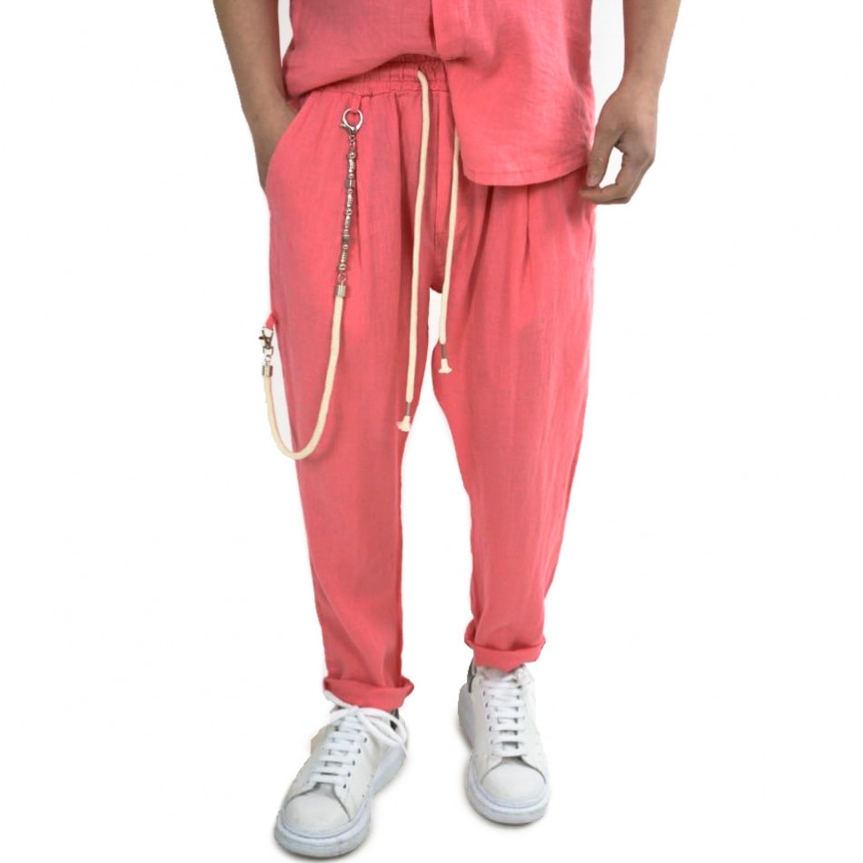 Pantaloni bărbați Duca Homme roz it120422-12