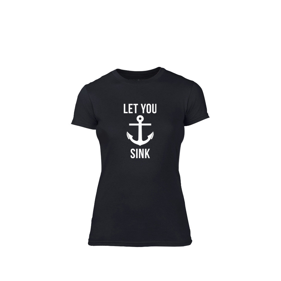 Tricou de dama Never sink negru, mărimea XL TMNLPF192XL