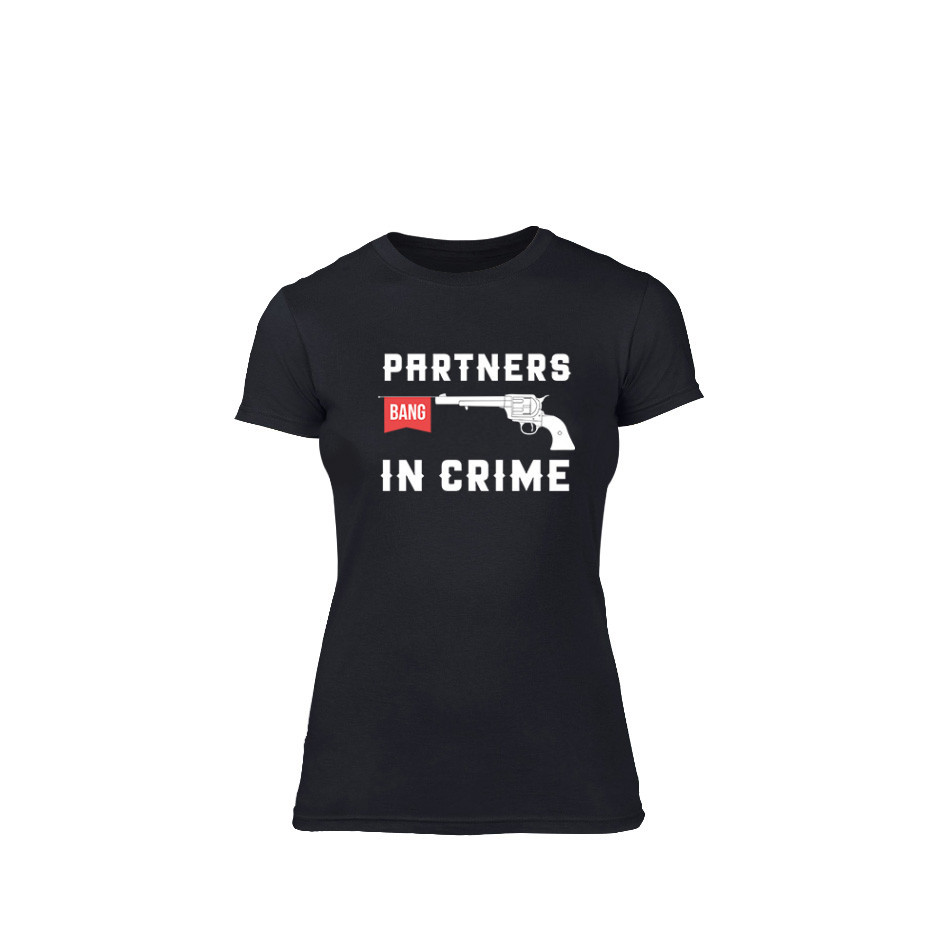 Tricou de dama Partners in Crime negru, mărimea M TMNLPF081M
