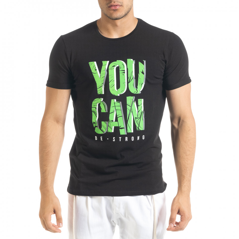 Tricou bărbați Lagos negru tr080520-28