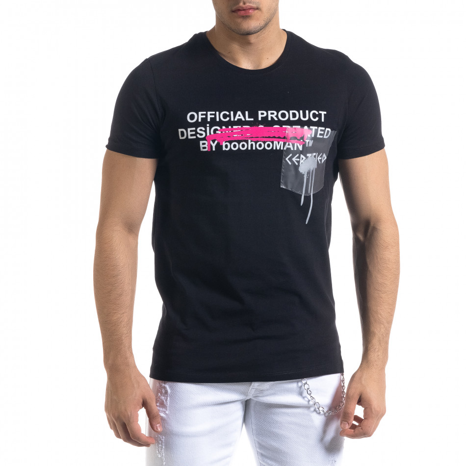 Tricou bărbați Lagos negru tr110320-31