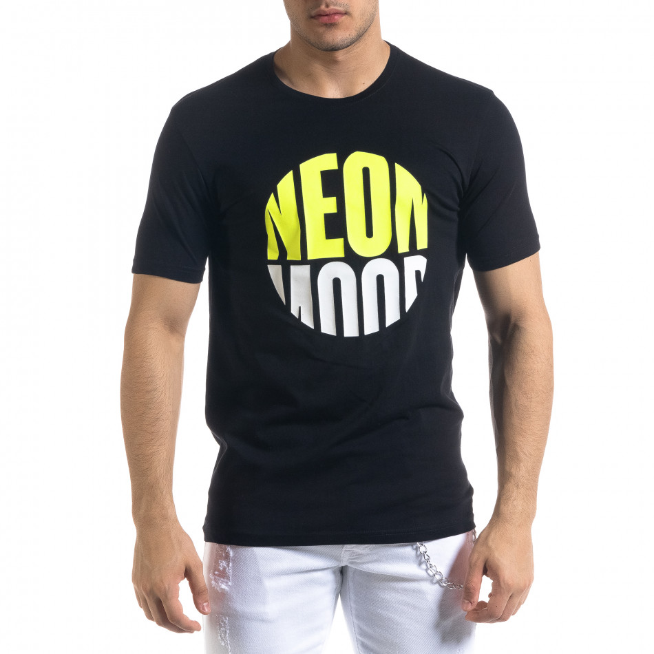Tricou bărbați Breezy negru tr110320-42