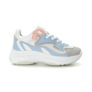 Pantofi sport de dama în 4 culori cu talpă înaltă - FASHIONMIX.RO Pantofi sport de dama în 4 culori cu talpă înaltă