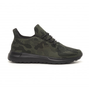 Adidași camuflaj verde pentru bărbați - FASHIONMIX.RO Adidași camuflaj verde pentru bărbați