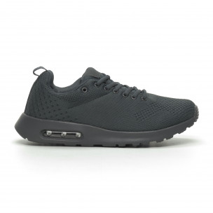 Adidași de bărbați din țesătură tehnică gri cu pernă de aer - FASHIONMIX.RO Adidași de bărbați din țesătură tehnică gri cu pernă de aer