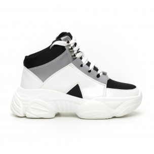 Pantofi sport înalți Chunky pentru dama - FASHIONMIX.RO Pantofi sport înalți Chunky pentru dama
