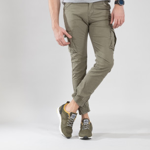 Adidași de bărbați în verde cu decorațiuni de cauciuc - FASHIONMIX.RO Adidași de bărbați în verde cu decorațiuni de cauciuc