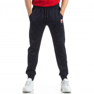 Pantaloni sport de bărbați Marshall Angel albaștri - FASHIONMIX.RO Pantaloni sport de bărbați Marshall Angel albaștri