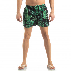 Costum de baie pentru bărbați motiv Leaves - FASHIONMIX.RO Costum de baie pentru bărbați motiv Leaves