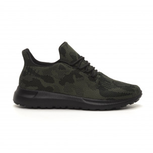 Adidași camuflaj verde pentru bărbați - FASHIONMIX.RO Adidași camuflaj verde pentru bărbați