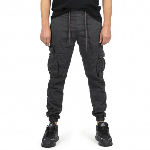 Pantaloni cargo bărbați Blackzi gri 