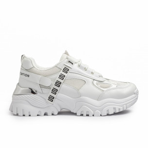 Pantofi sport de dama Maira albe - FASHIONMIX.RO Pantofi sport de dama Maira albe
