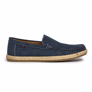 Mocasine bărbați Max & Li albaștri - FASHIONMIX.RO Mocasine bărbați Max & Li albaștri