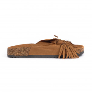 Papuci de dama Mellisa camel - FASHIONMIX.RO Papuci de dama Mellisa camel