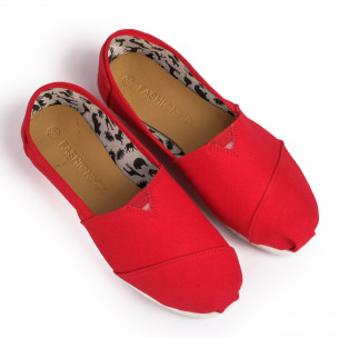 Espadrile bărbați Fashionmix roșii - FASHIONMIX.RO Espadrile bărbați Fashionmix roșii