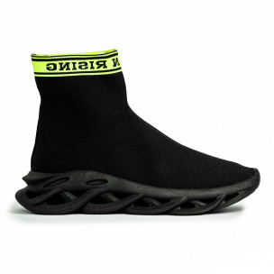 Adidași bărbați tip șosetă Rogue negre - FASHIONMIX.RO Adidași bărbați tip șosetă Rogue negre
