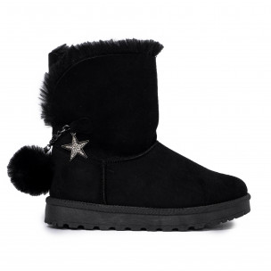 Botine de dama Mellisa negre - FASHIONMIX.RO Botine de dama Mellisa negre