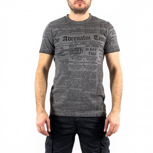 Tricou bărbați Lagos gri