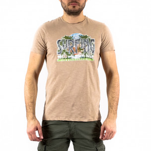 Tricou bărbați Lagos bej