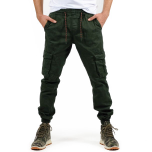 Pantaloni cargo bărbați Blackzi verzi 