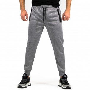 Pantaloni sport bărbați Aton Men gri