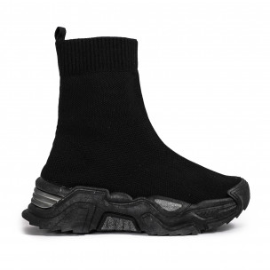 Pantofi sport de dama Fashion&Bella negre - FASHIONMIX.RO Pantofi sport de dama Fashion&Bella negre