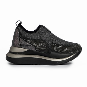 Pantofi sport de dama Wellspring negre - FASHIONMIX.RO Pantofi sport de dama Wellspring negre