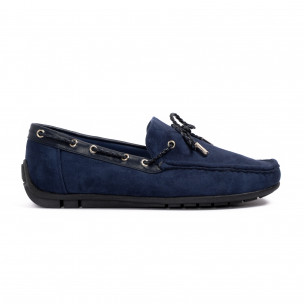 Mocasine bărbați Rocket Man albaștri - FASHIONMIX.RO Mocasine bărbați Rocket Man albaștri